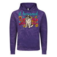 Cloud Purple western st bernard mom Vintage Hoodie - texasbilliewilder