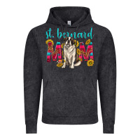 Vintage Black western st bernard mom Vintage Hoodie - texasbilliewilder