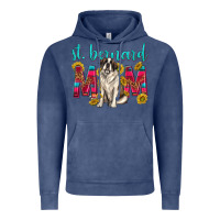 Vintage Denim western st bernard mom Vintage Hoodie - texasbilliewilder