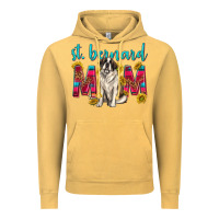 Vintage Mustard western st bernard mom Vintage Hoodie - texasbilliewilder