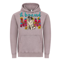 Vintage Zinc western st bernard mom Vintage Hoodie - texasbilliewilder