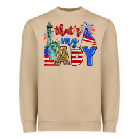 That's My Lady 4th Of July Heavyweight Sweatshirt | Teevron