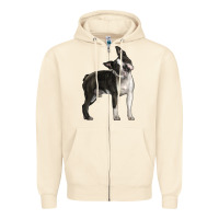 Boston Terrier Zipper Hoodie | Teevron