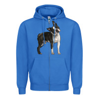 True Royal Boston Terrier Zipper Hoodie - LillyAllenDesigns