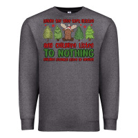 Charcoal Heather where the tree tops glisten Premium Sweatshirt - MaliasSmallBusiness
