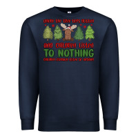 Navy where the tree tops glisten Premium Sweatshirt - MaliasSmallBusiness
