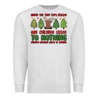 Oatmeal Heather where the tree tops glisten Premium Sweatshirt - MaliasSmallBusiness