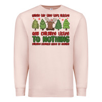 Pale Pink where the tree tops glisten Premium Sweatshirt - MaliasSmallBusiness