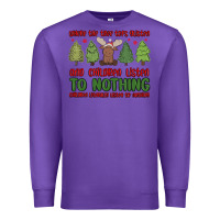 Purple where the tree tops glisten Premium Sweatshirt - MaliasSmallBusiness