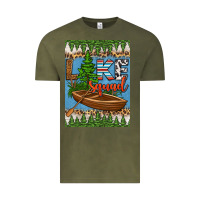 Vintage Olive lake squad air freshener Vintage Tee - HRA Design Shop