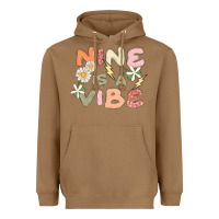 Toasted Coconut nine is a vibe Heavyweight Hoodie - MaliasSmallBusiness