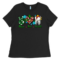Black peace love dental for Christmas Ladies Tee - AdoDesignShop