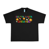 Black see you later educators  libbey glass Urban Heavy Tee - HRA Design Shop