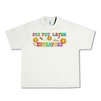 Pistachio see you later educators  libbey glass Urban Heavy Tee - HRA Design Shop