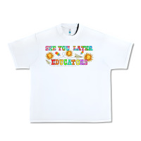 White see you later educators  libbey glass Urban Heavy Tee - HRA Design Shop