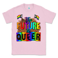 Bubblegum Pink the fuuture is queer Classic Tee - AdoDesignShop