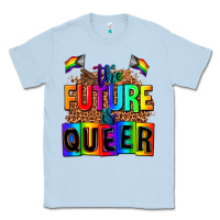 Dusty Blue the fuuture is queer Classic Tee - AdoDesignShop
