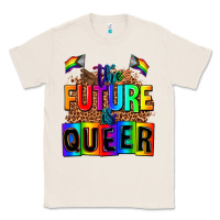 Natural the fuuture is queer Classic Tee - AdoDesignShop