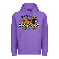 Purple falls out balls out Premium Hoodie - LillyAllenDesigns
