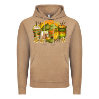 Vintage Coffee frog coffee cups Vintage Hoodie - Zillion Design Studio