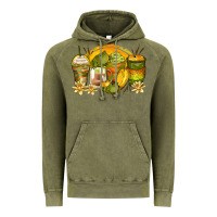 Vintage Olive frog coffee cups Vintage Hoodie - Zillion Design Studio