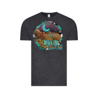 Vintage Black neon moon Vintage Tee - SublimationCraftShop