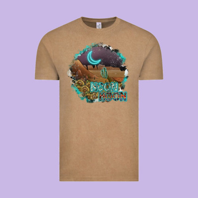 Neon Moon Vintage Tee Designed By Sublimationcraftshop
