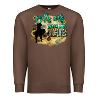 Chestnut pretty girls walk like this Premium Sweatshirt - NancyCooperArtShop