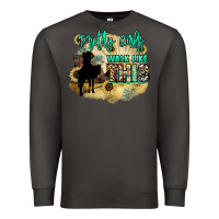 Smoke pretty girls walk like this Premium Sweatshirt - NancyCooperArtShop