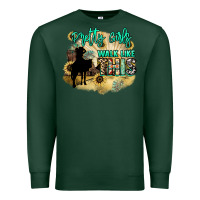 Sports Green pretty girls walk like this Premium Sweatshirt - NancyCooperArtShop