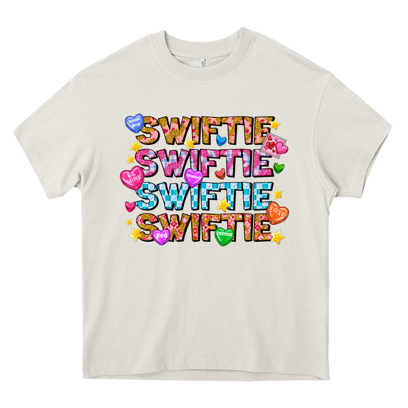 Swiftie Swiftie Valentines Heavy Core Tee by CowhideDigitalArt | Teevron