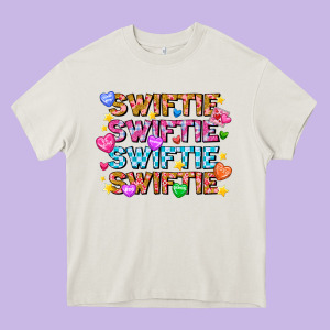 Swiftie Swiftie Valentines Heavy Core Tee Designed By Cowhidedigitalart