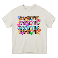 Cream Swiftie Swiftie Valentines Heavy Core Tee - CowhideDigitalArt
