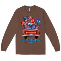 Chestnut happy memorial day farm truck Long Sleeve Tee - JahusDesignShop