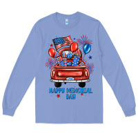 Colony Blue happy memorial day farm truck Long Sleeve Tee - JahusDesignShop
