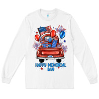 White happy memorial day farm truck Long Sleeve Tee - JahusDesignShop