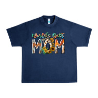 Navy world is best mom Urban Heavy Tee - RacoonDesign