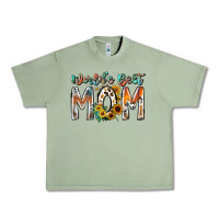 Oil Green world is best mom Urban Heavy Tee - RacoonDesign