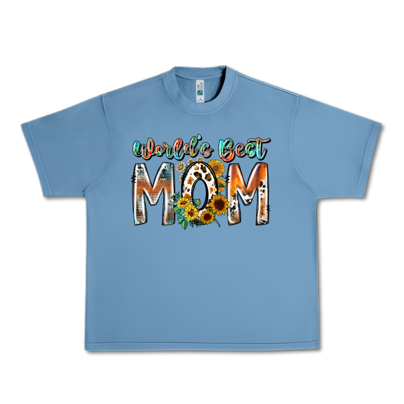 World Is Best Mom Urban Heavy Tee by RacoonDesign | Teevron