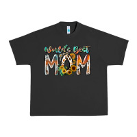 Pigment Black world is best mom Urban Heavy Tee - RacoonDesign