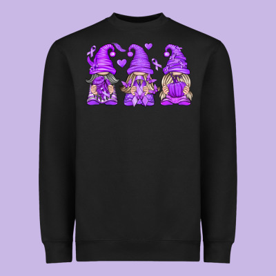 Domestic Violence Warrior Gnomes Heavyweight Sweatshirt Designed By Texasbilliewilder