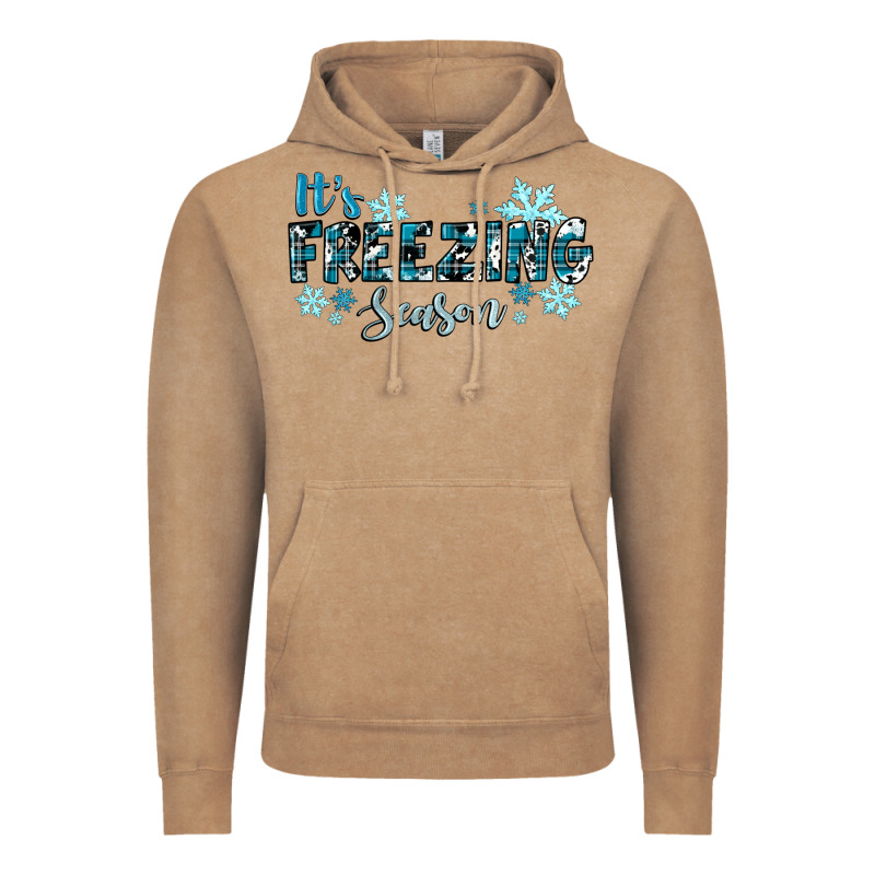 It's Freezing Season Winter Vintage Hoodie by RanaPortraitStore | Teevron