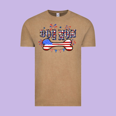 4th Of July Dog Mom Vintage Tee Designed By Cowgirlartshop