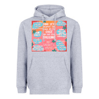 Heather Grey sarcastic quotes Heavyweight Hoodie - MaliasSmallBusiness