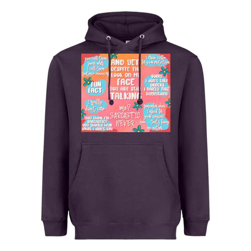 Sarcastic Quotes Heavyweight Hoodie by MaliasSmallBusiness | Teevron