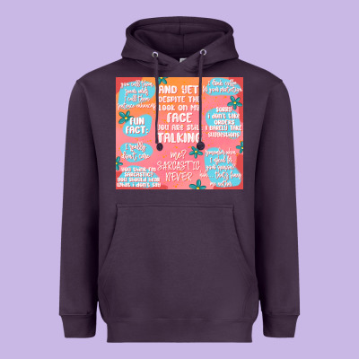 Sarcastic Quotes Heavyweight Hoodie Designed By Maliassmallbusiness