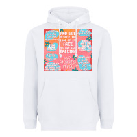 White sarcastic quotes Heavyweight Hoodie - MaliasSmallBusiness