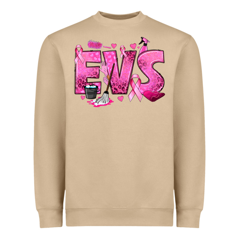 Environmental Services Breast Cancer Heavyweight Sweatshirt by texasbilliewilder | Teevron