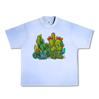 Grape Ice watercolor cactus Urban Heavy Tee - BarkalooDesign