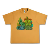 Peanut Butter watercolor cactus Urban Heavy Tee - BarkalooDesign